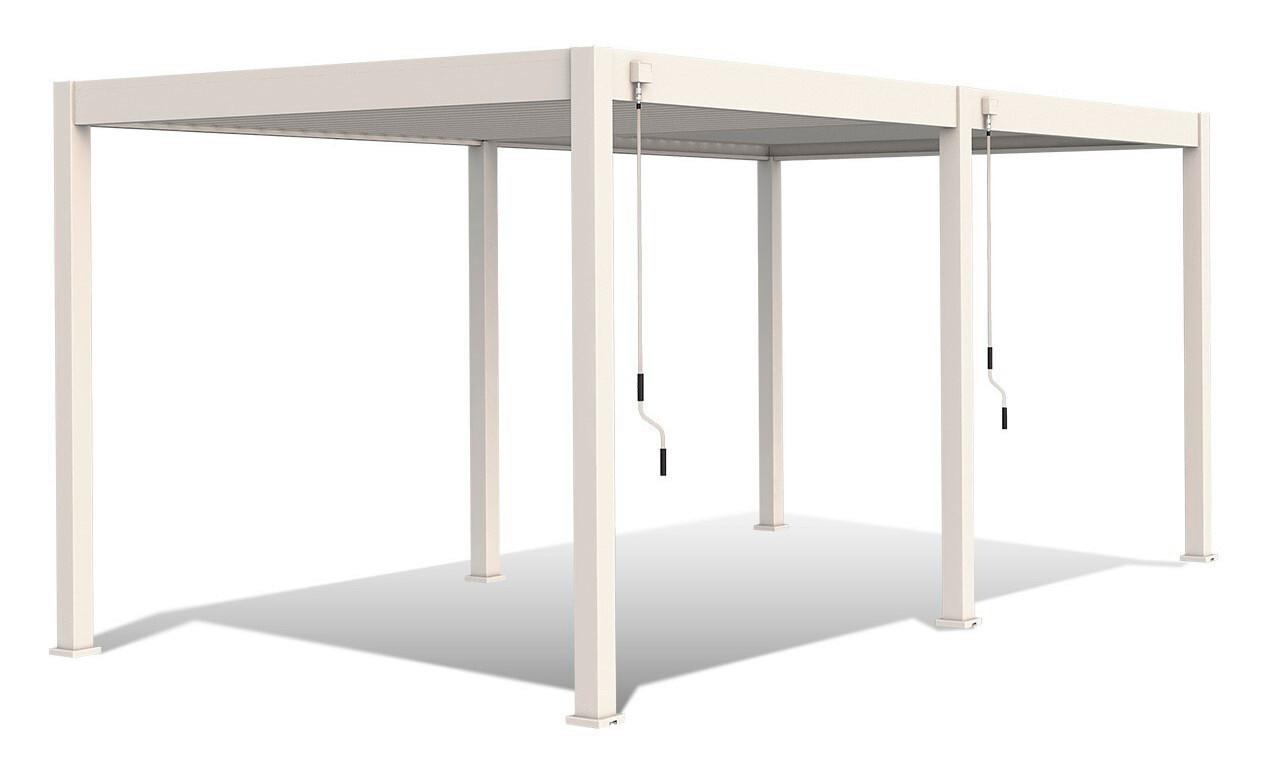PERGOLA CLASSIC 5,3X3M WEISS - Weiss, Basics, Metall (530/255/300cm) - Gardenson