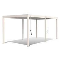 PERGOLA DELUXE 3X6M WEISS - Weiss, Basics, Metall (600/255/300cm) - Gardenson