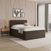 BOXSÄNG MARCO - brun/svart, Modern, trä/textil (140/200cm) - Bessagi Home