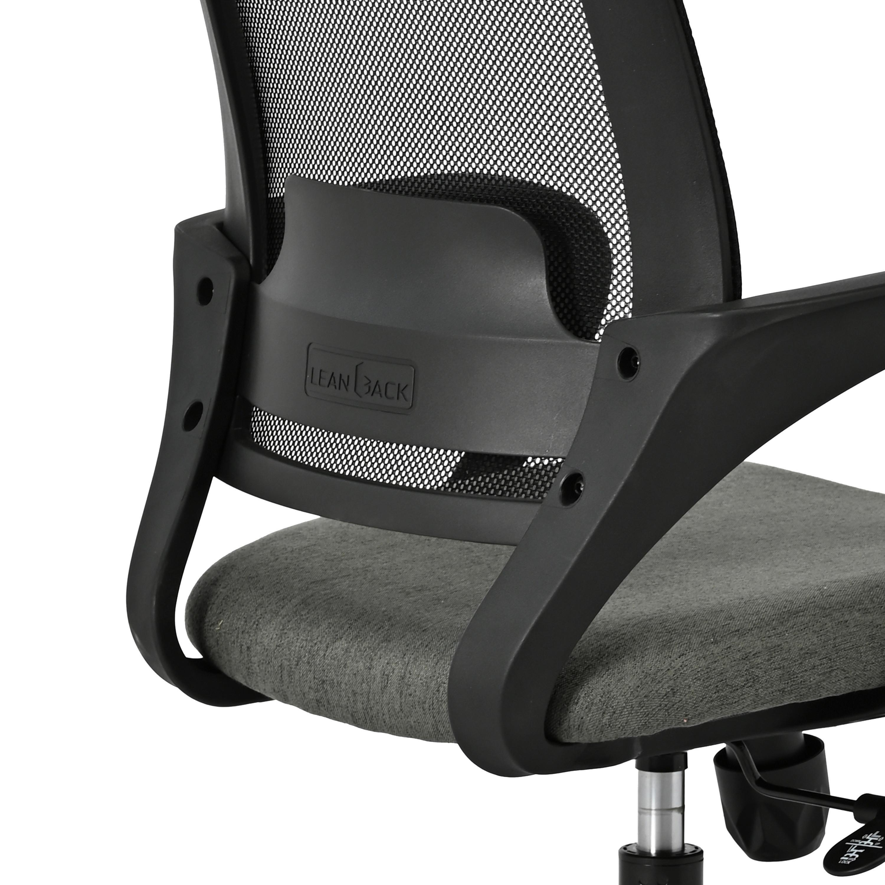 Uredska Stolica Billy 2 - siva/crna, Moderno, tekstil/plastika (67/121/66cm) - Modern Living