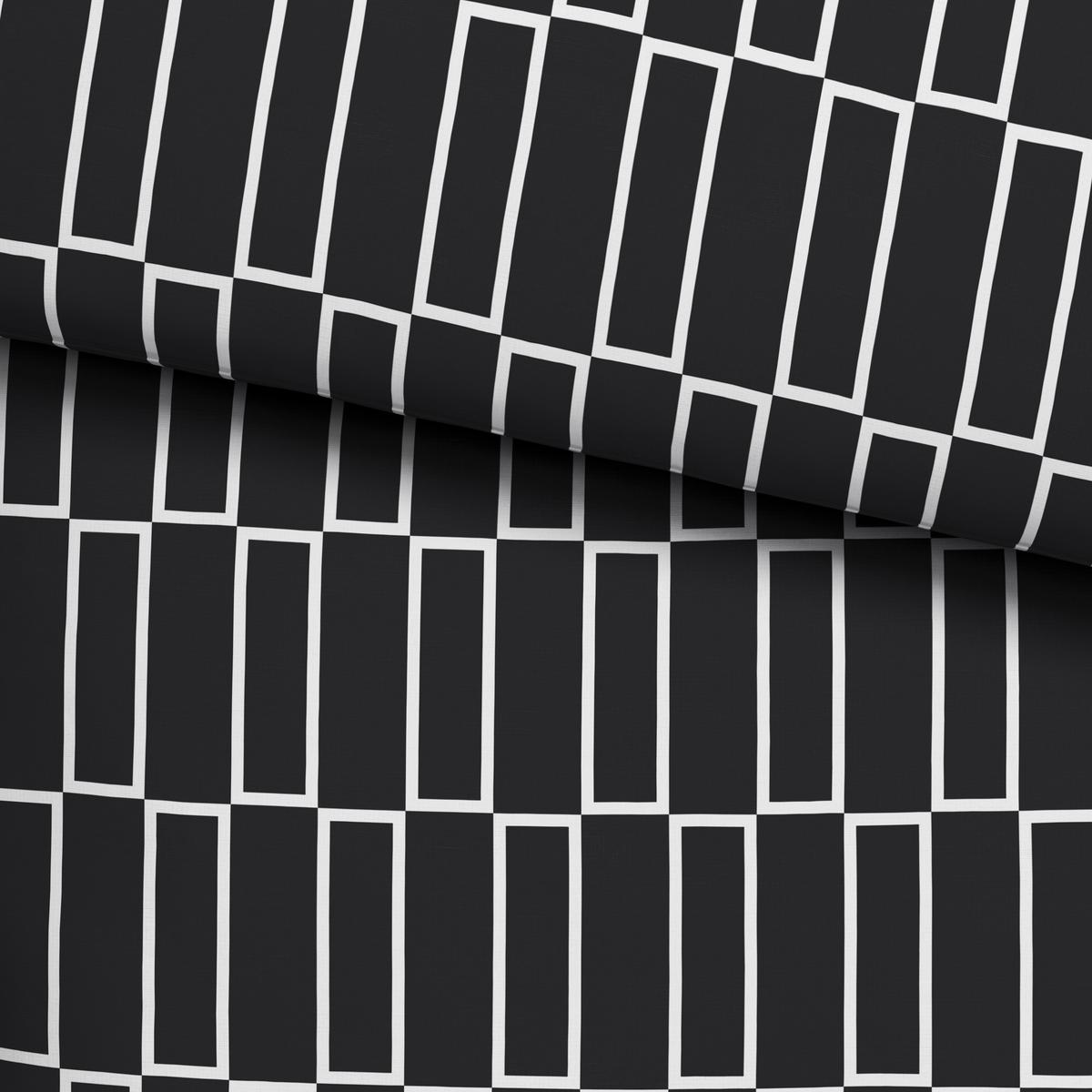 Posteljnina Brigg, Več Barv, 2x60/80, 200/200 - rjavosiva/črna, tekstil (200/200cm) - Modern Living
