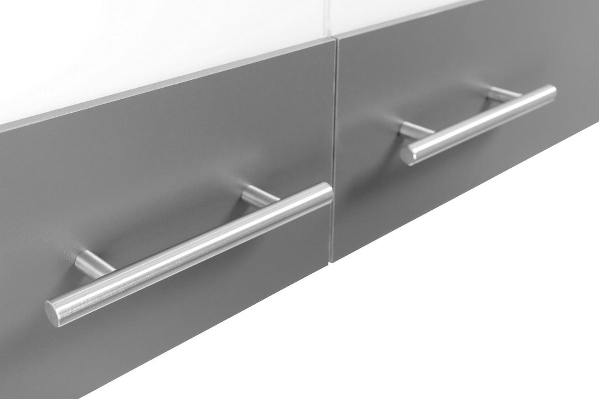 Majhna Kuhinja Z Aparati Merle, 100cm - srebrne barve/siva, Basics, kovina/steklo (100cm) - Respekta