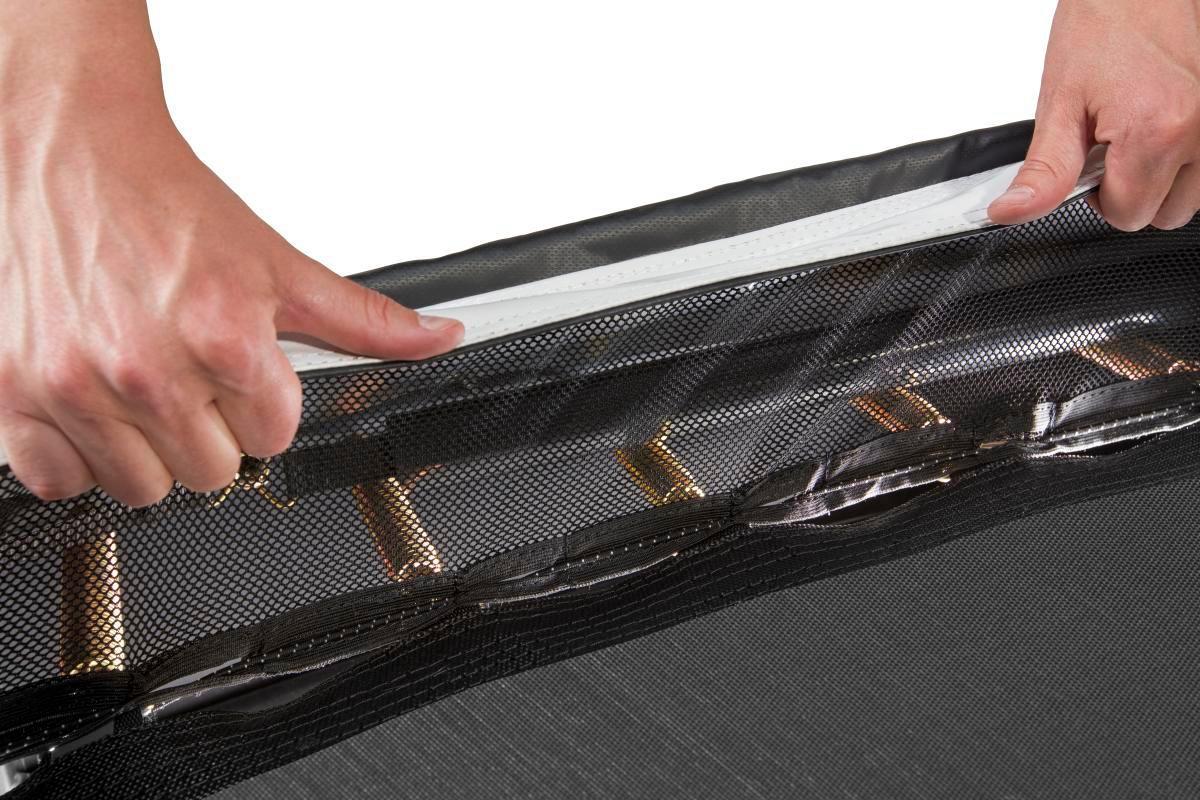 Bodentrampolin Salta Royal Ø ca. 366cm - Schwarz, Trend, Metall (366cm) - Salta