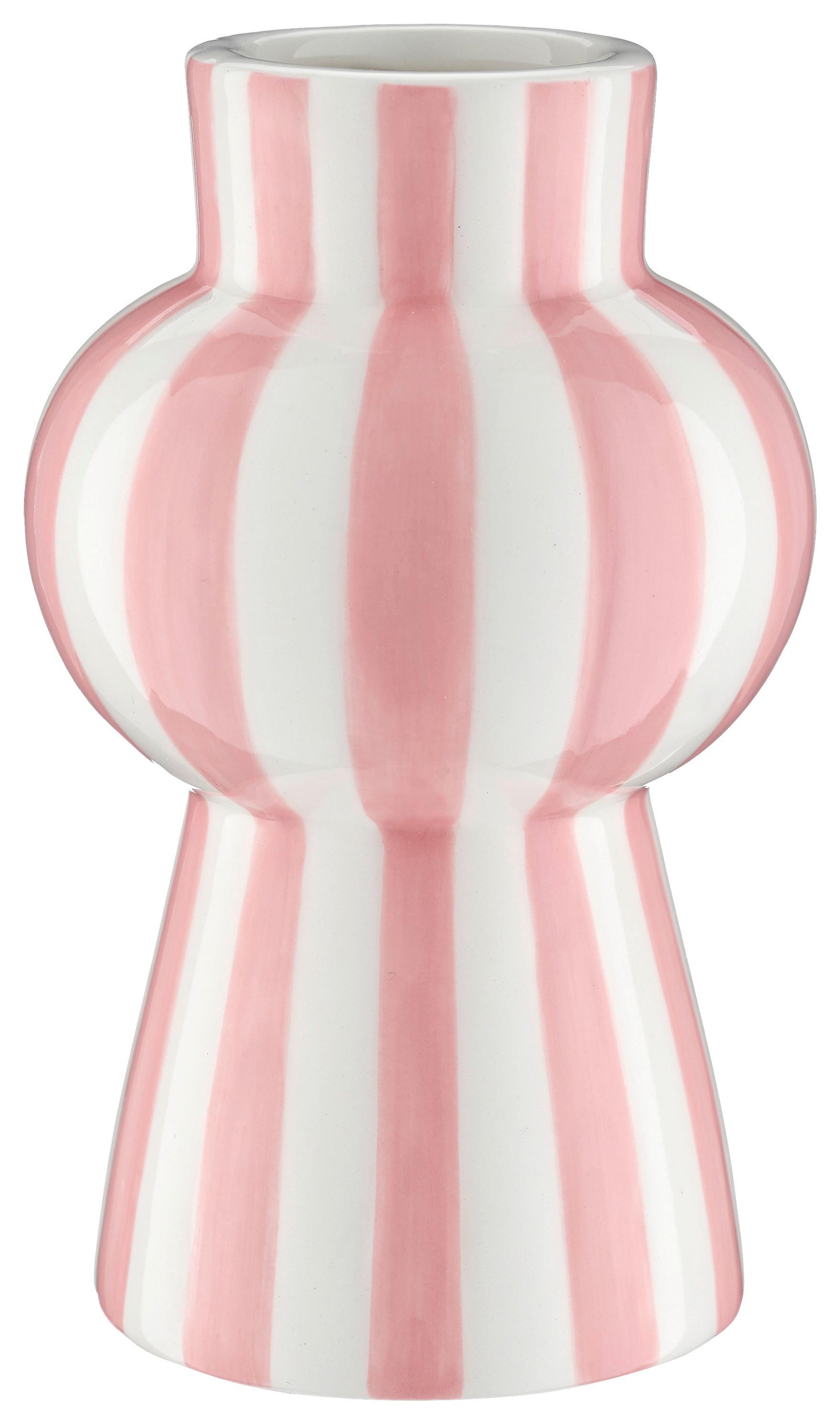 Vase Miami I Rosa - Rosa, Basics, Glas (8/14/8cm) - Mömax