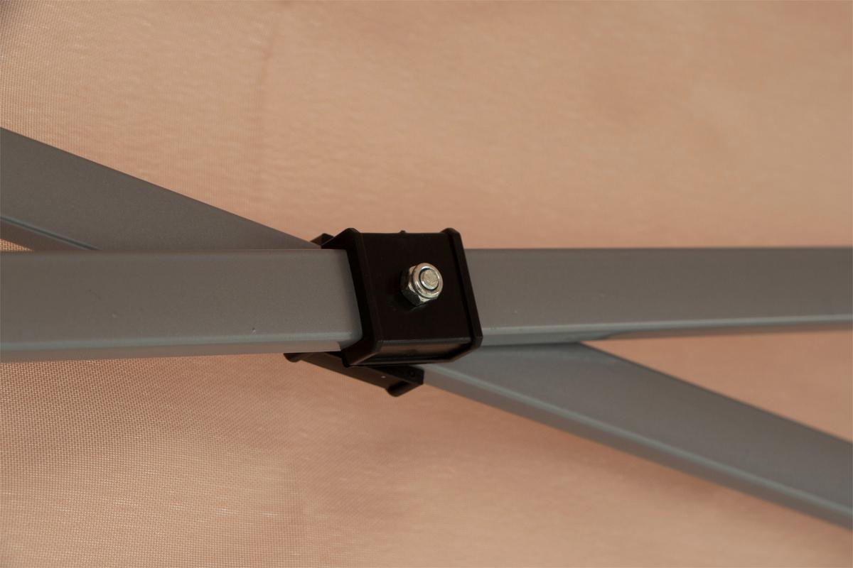 Pavillon Siena Garden 300x300 cm wetterbeständig - Taupe, KONVENTIONELL, Textil (300/260/300cm) - Siena Garden