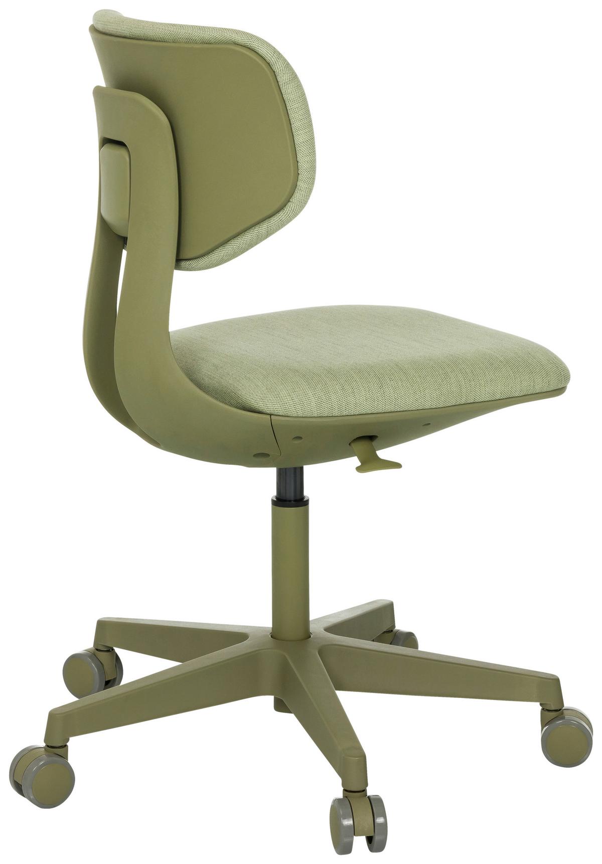 Otroški Vrtljivi Stol Kid Colore, Zelena - zelena, Moderno, umetna masa/tekstil (51/72 - 87/51cm) - MID.YOU