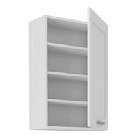 Kuhinjski Gornji Element Luisa H60/90 - bijela/srebrne boje, Romantično / ladanjski, drvni materijal/metal (60/90/31cm) - Based