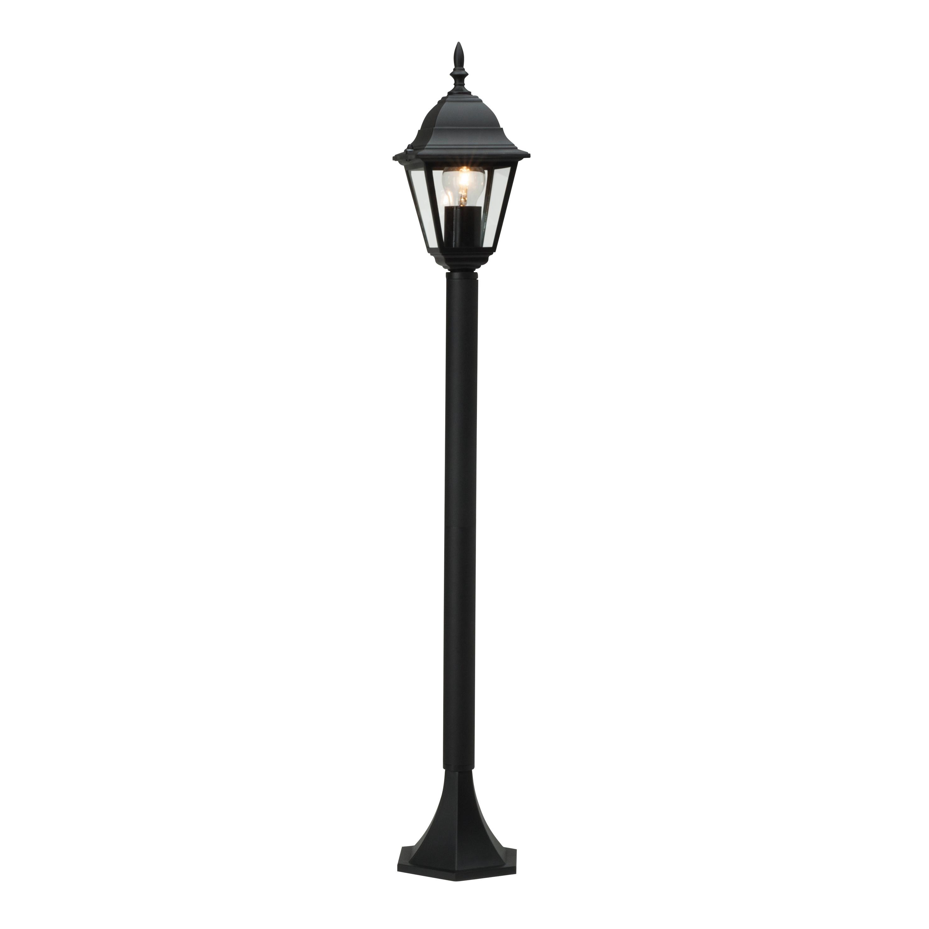 ZEWNĘTRZNA LAMPA STOJĄCA 44285/06 NEWPORT - czarny, Lifestyle, metal/szkło (14/102cm) - Brilliant