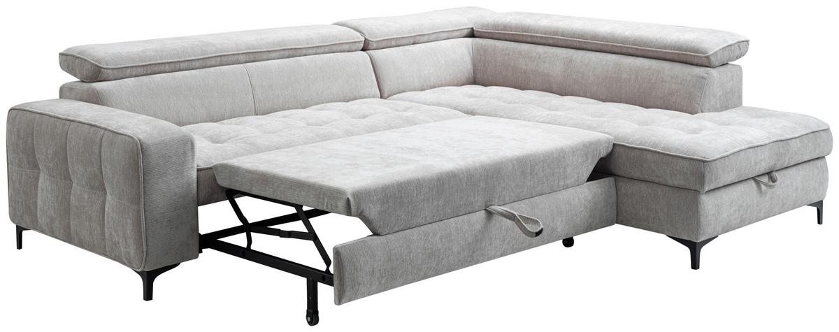 COLțAR TALIA - gri deschis, Basics, textil (251/70-90/203cm) - Modern Living