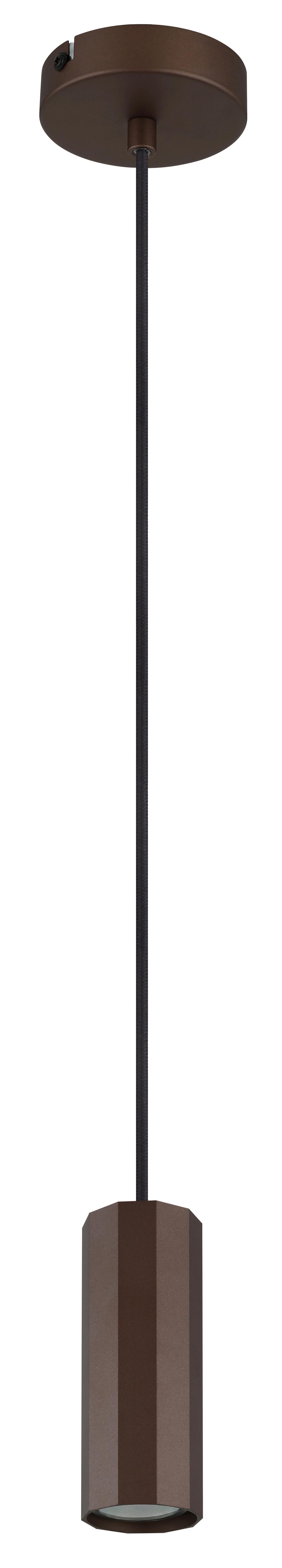 HÄNGELEUCHTE 57919H - Bronzefarben, Design, Metall (10/120cm) - Globo