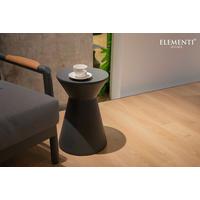 Loungetisch Rome Faserbeton Schwarz - Schwarz, KONVENTIONELL, Stein - Gardenson