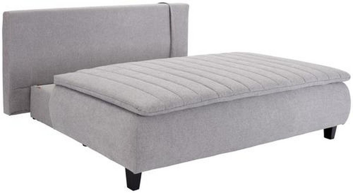 Canapea Boxspring MARINO - albastru deschis, Modern, textil (208/102/96cm) - Luca Bessoni
