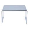 SOFFBORD WING - grå, Modern, glas (70/70/40cm) - Mömax
