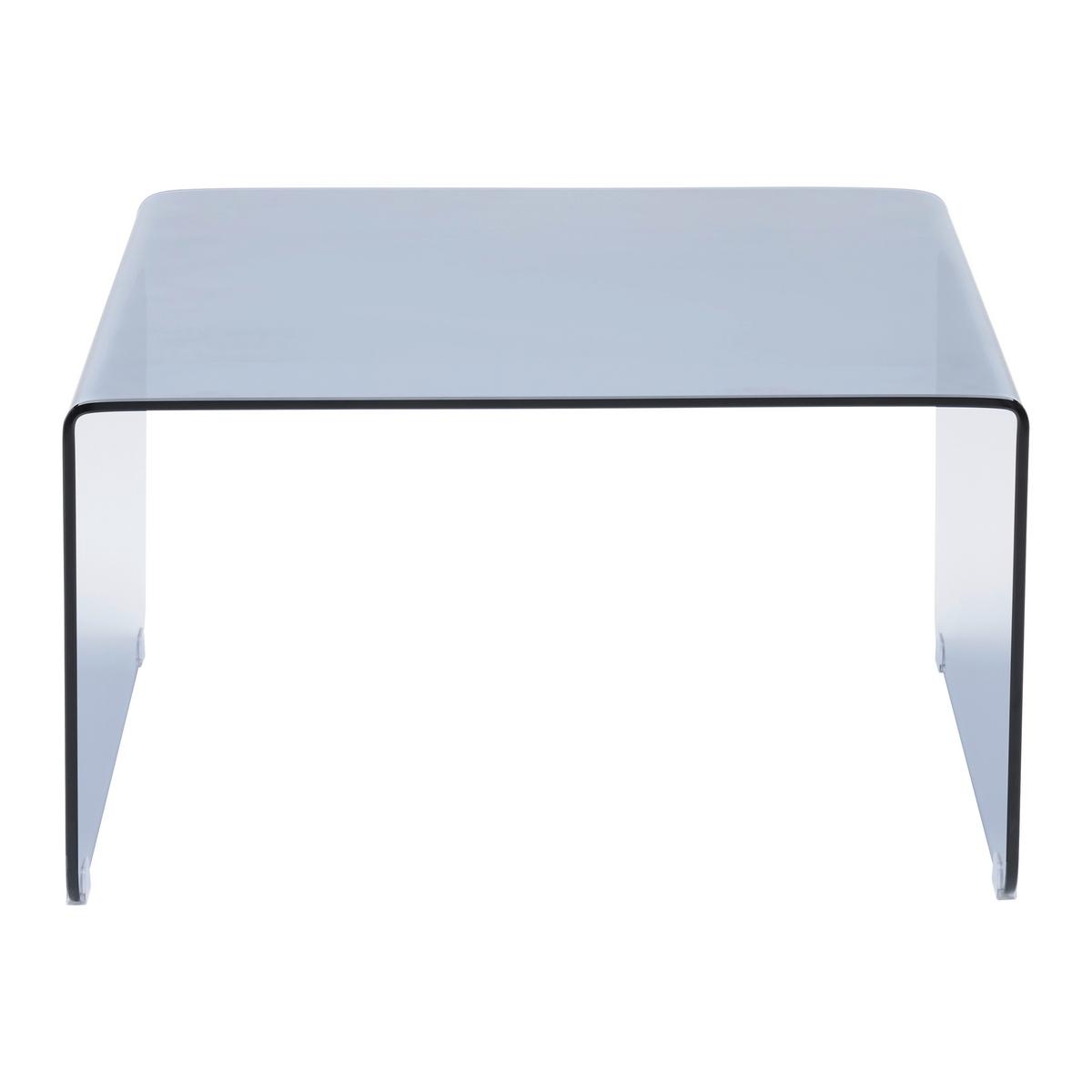 Klubska Miza Wing - siva, Moderno, steklo (70/40/70cm) - Mömax