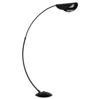 LED-STEHLEUCHTE 58032S ROBLES - Schwarz/Grau, Design, Kunststoff/Metall (124/35/182cm) - Globo