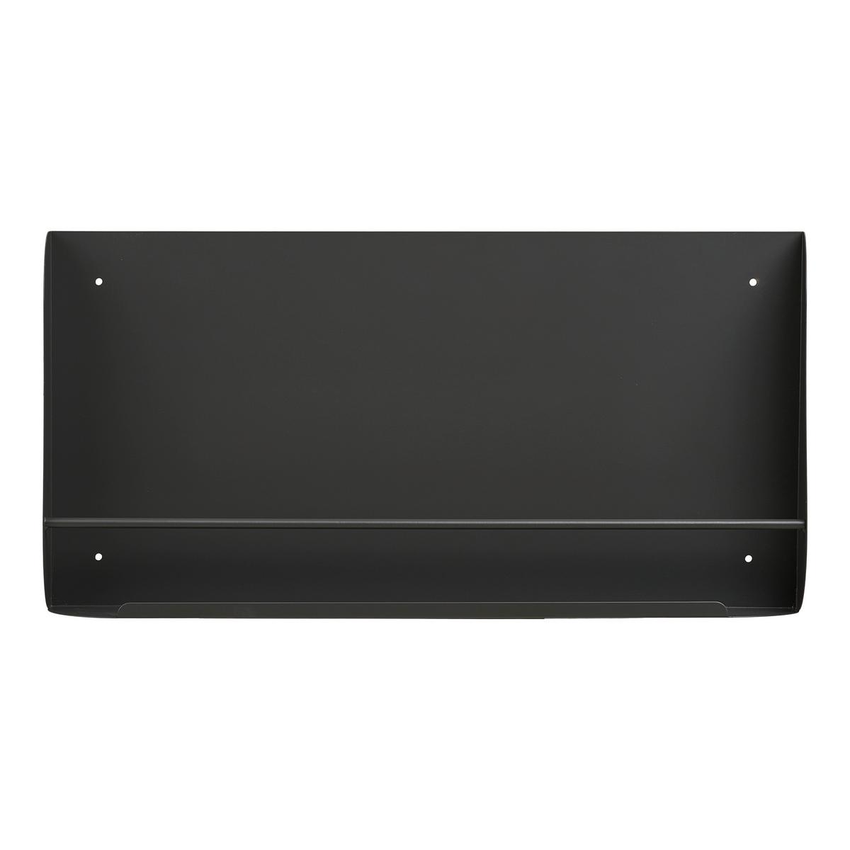 Wandregal Volterra Wall Shelf Dunkelgrau - Dunkelgrau, Basics, Metall (60/30/7cm)