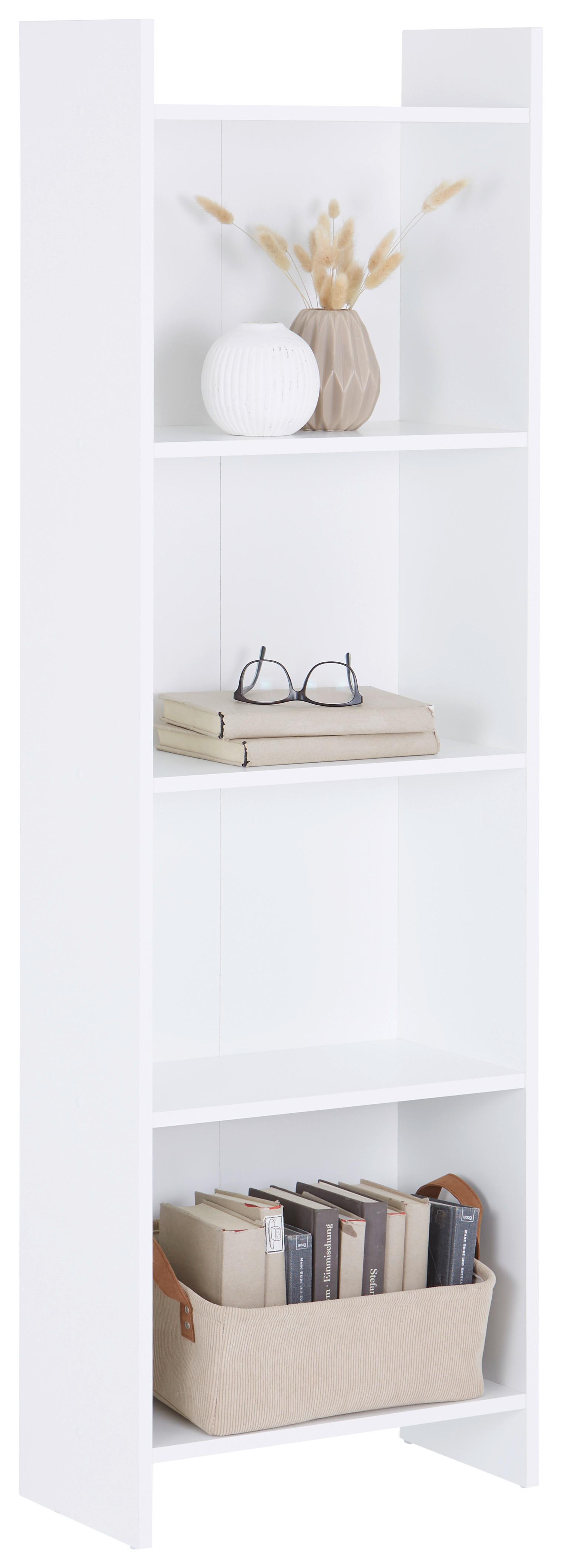 Etajeră Bager - alb, Modern, material pe bază de lemn (50/160/25cm) - Modern Living