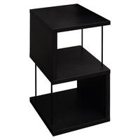 Beistelltisch Sticks Schwarzstahl - Schwarz, MODERN, Holzwerkstoff/Metall (33/65/33cm) - Mömax