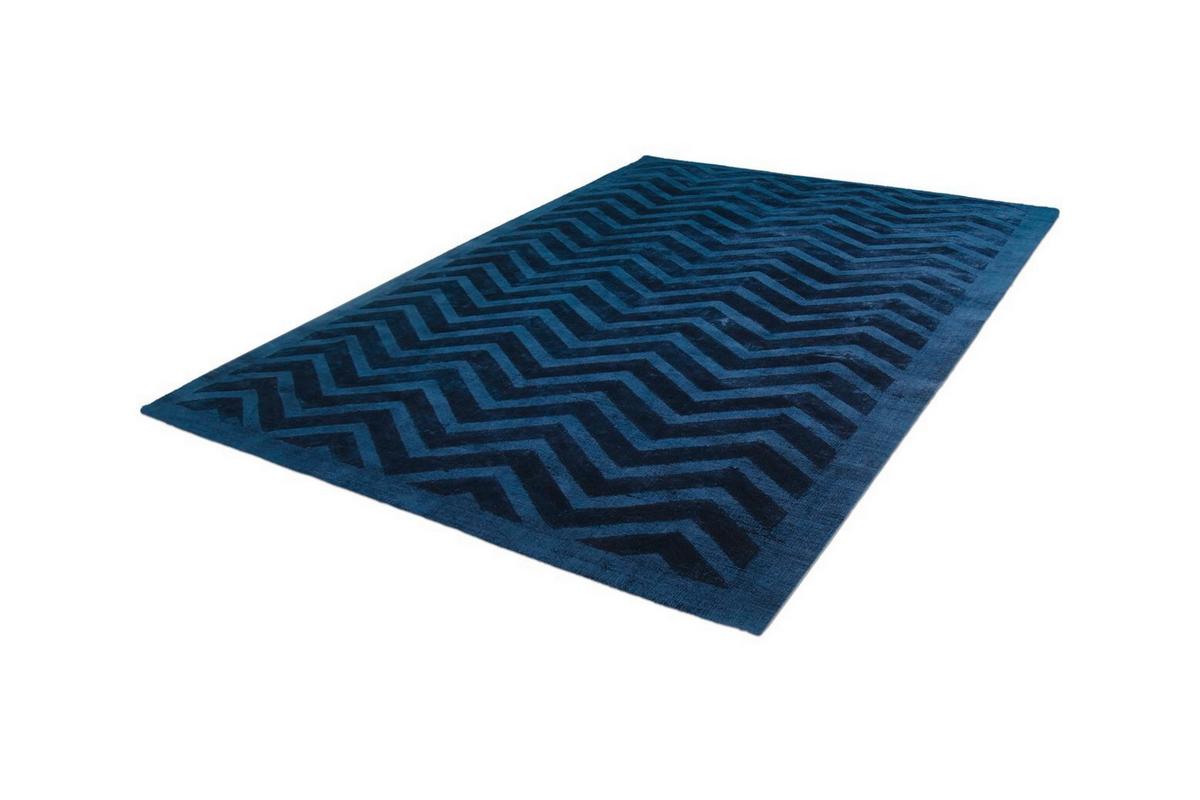 WEBTEPPICH LUXURY 410 MARINEBLAU 200X290 - Dunkelblau, Basics, Textil (200/290cm) - Kayoom