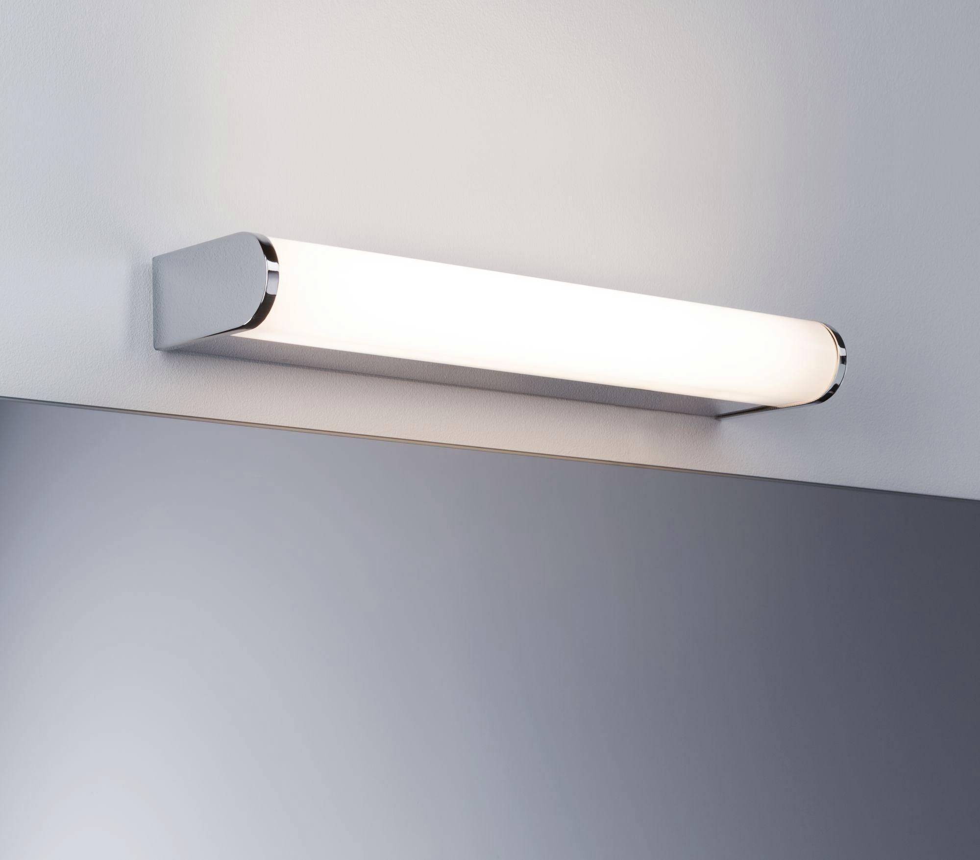 LED-Wandleuchte max. 9 Watt 'Arneb' - Chromfarben, Design, Kunststoff/Metall (32,6/4/7,8cm)
