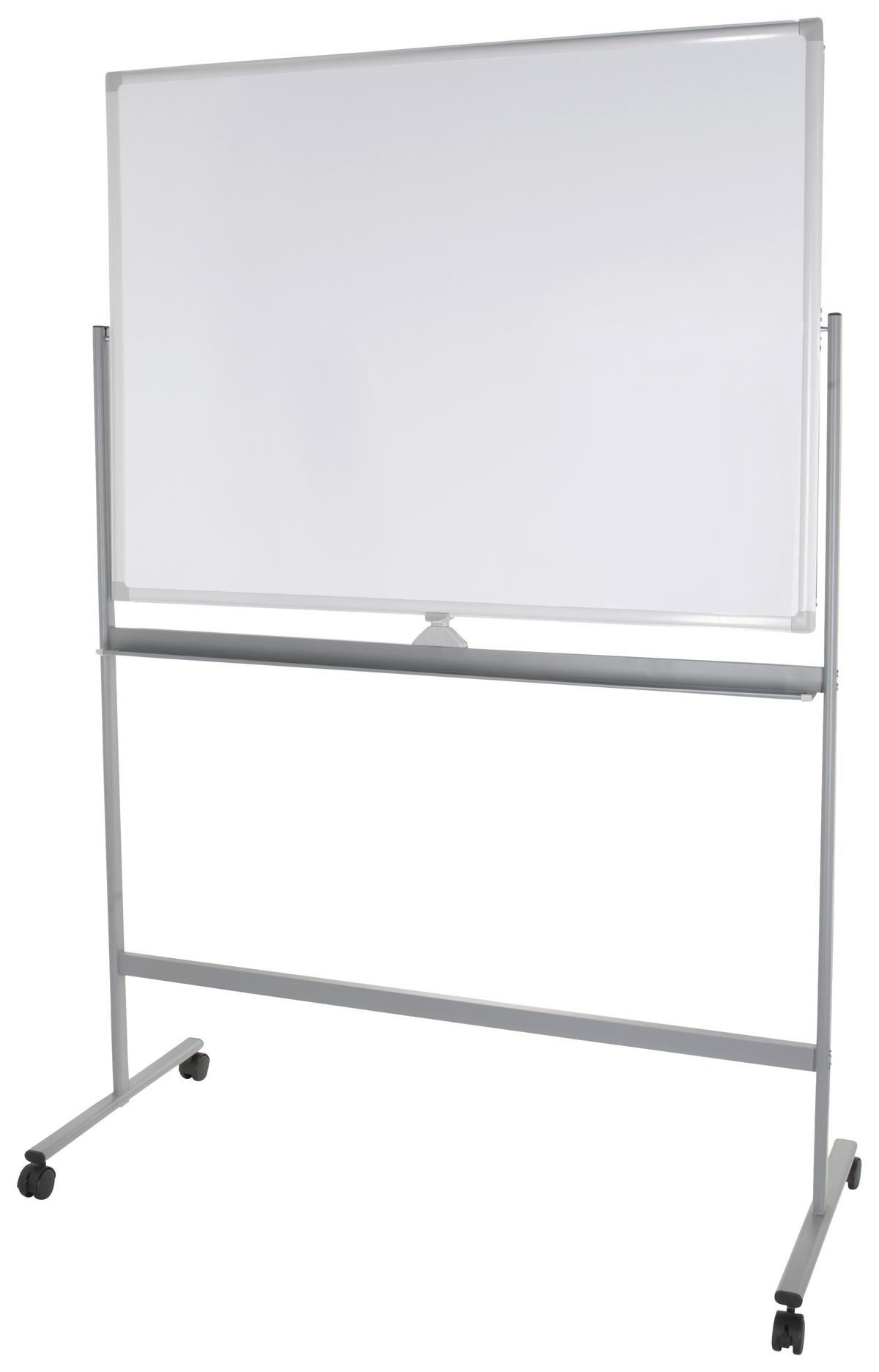 Bela Tabla Multiboard I - srebrne barve/bela, Basics, kovina (128/187/54cm) - MID.YOU