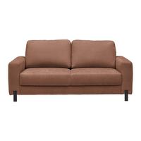 2-Sitzer-Sofa Piega Rosa - Schwarz/Rosa, MODERN, Textil/Metall (189/66-87/96cm) - Mömax