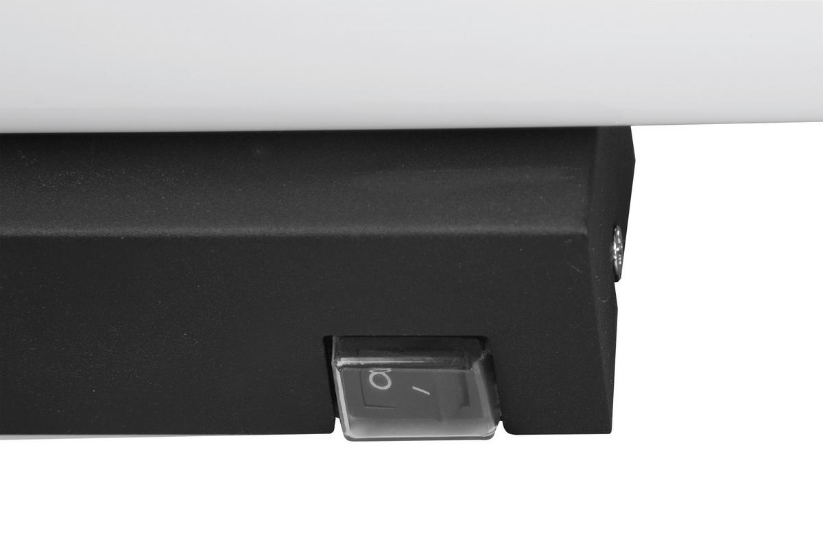 LED-Wandleuchte Mattimo in Schwarz/Weiß max. 8,6 Watt - Schwarz/Weiß, Basics, Kunststoff/Metall (80/5,5cm) - Trio Leuchten