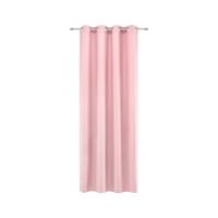 Zavesa Z Obročki Abby -Jub- - roza, Konvencionalno, tekstil (140/235cm) - Modern Living