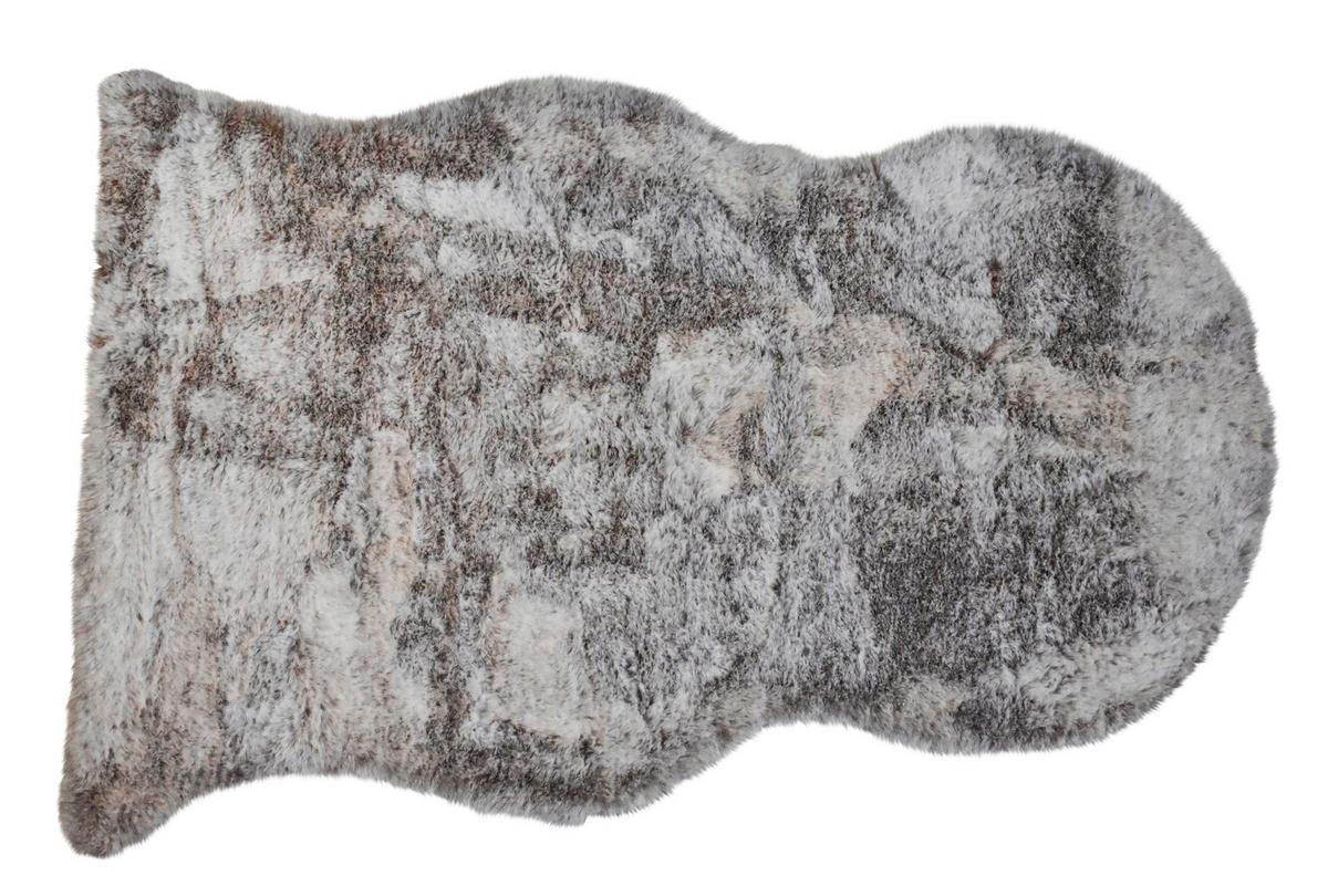 Umjetno Krzno Mia - bijela/ružičasta, Moderno, tekstil (55/80cm) - Modern Living