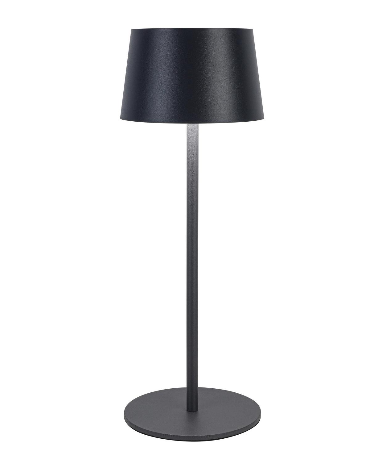 Solarleuchte Zitz Anthrazit max. 1,2 Watt - Anthrazit, KONVENTIONELL, Kunststoff (9/25cm) - Mömax