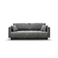 Kanapéágy Aldo - szürke, Design, textil (227/102/87cm) - Mömax