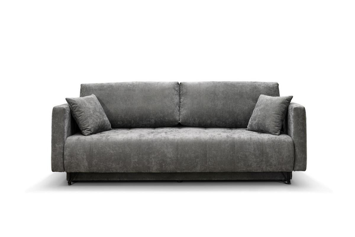 Kanapéágy Aldo - szürke, Design, textil (227/102/87cm) - Mömax