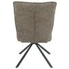 STOL ELLEN GIGA S - brun/svart, Modern, metall/textil (49/90,5/65,5cm) - Premium Living