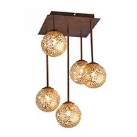 LAMPA SUFITOWA 6234-48 GRETA - kolor rdzawy, Lifestyle, metal (27/27/47cm) - Paul Neuhaus