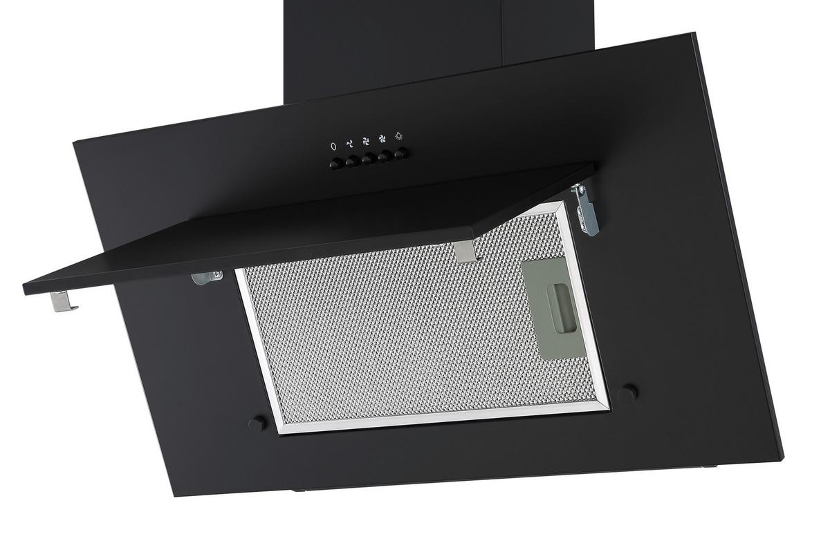 Dunstabzugshaube S13-60BBPH Schwarz - Schwarz, Basics, Metall (60/108.5/23.1cm) - PKM