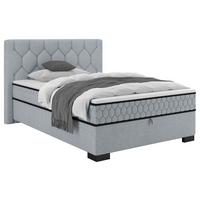 Boxbett Maya D Grau ca. 100x200cm - Schwarz/Grau, KONVENTIONELL, Holz/Holzwerkstoff (100/200cm) - Mömax