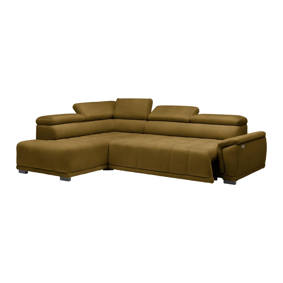 Kutna Garnitura Gremio - boje senfa/crna, Moderno, tekstil/plastika (206/283cm) - Modern Living
