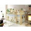 Spielbett Holz Malte ca. 90x200 cm Safari - Multicolor/Naturfarben, Natur, Holz (90/200cm) - MID.YOU