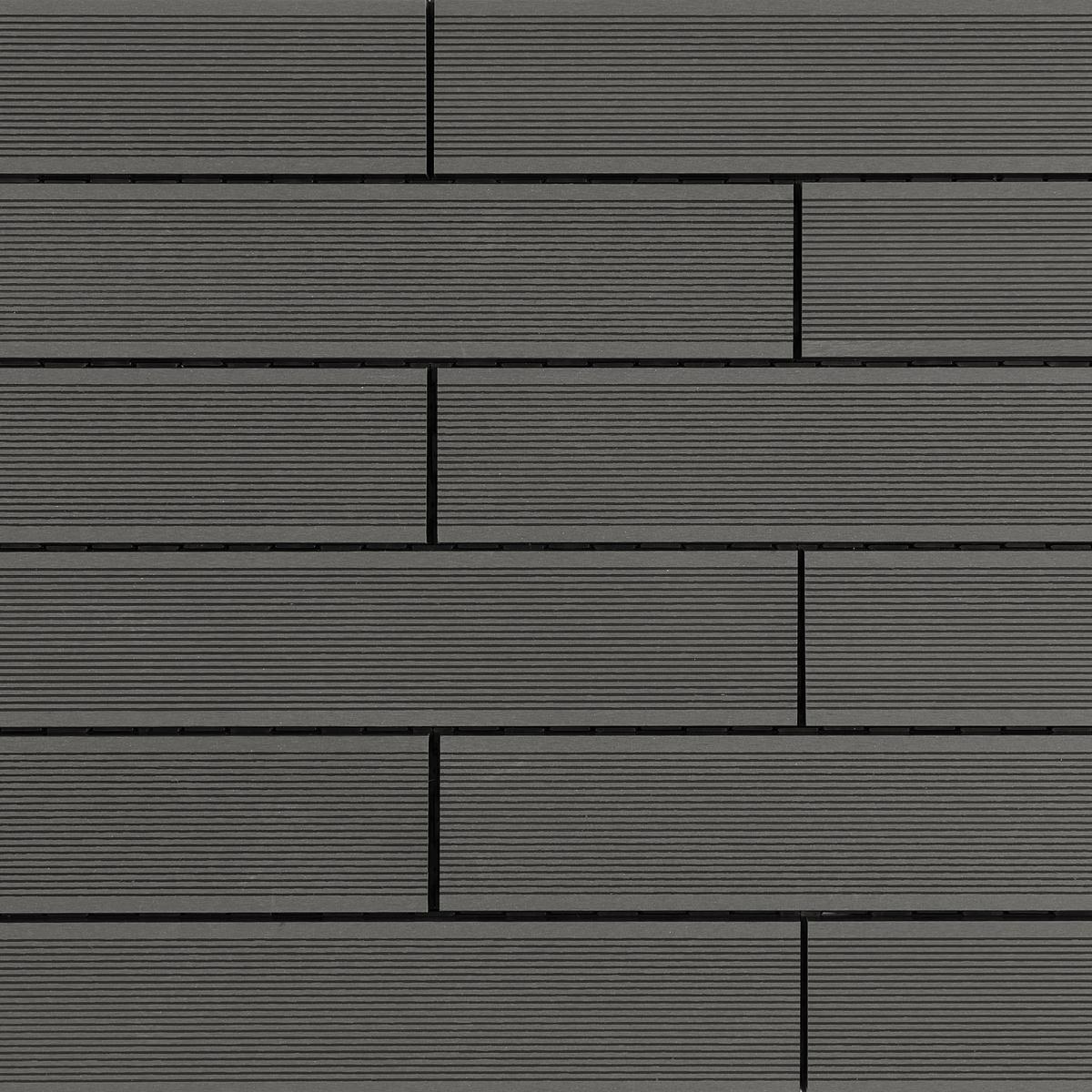 DESKA TARASOWA RT-002 GREY - szary, Basics, tworzywo sztuczne (59,2/13,4/3,3cm) - Ambia Garden
