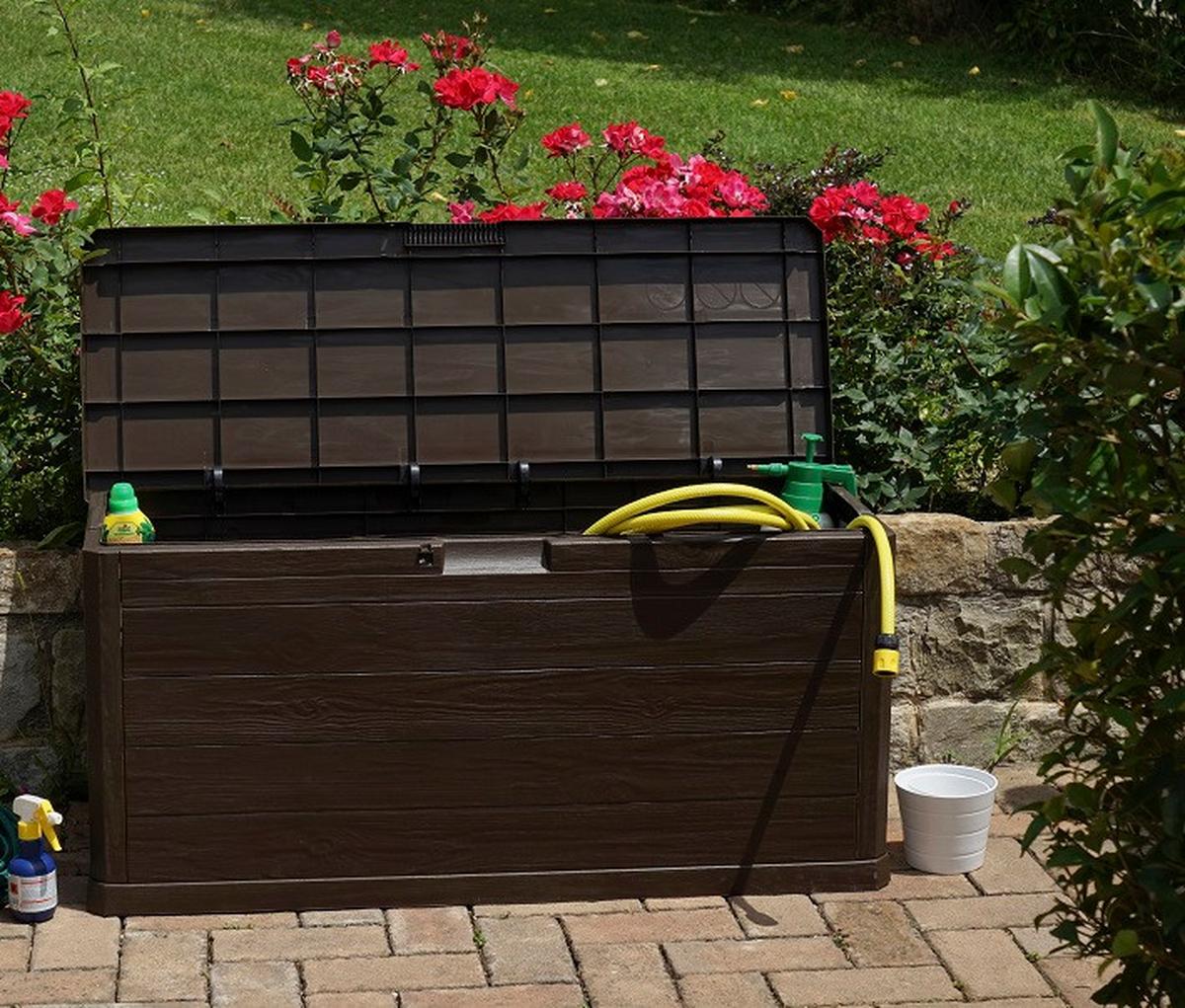 Zaboj Za Blazine Woody - rjava, Basics (117/56/45cm) - Mömax