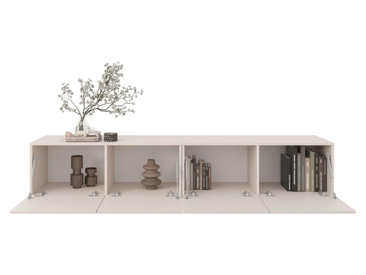 KOMODA NISKA NEWNIQ - kaszmir, Design, materiał drewnopochodny (200/36,7/42cm) - Hom`in