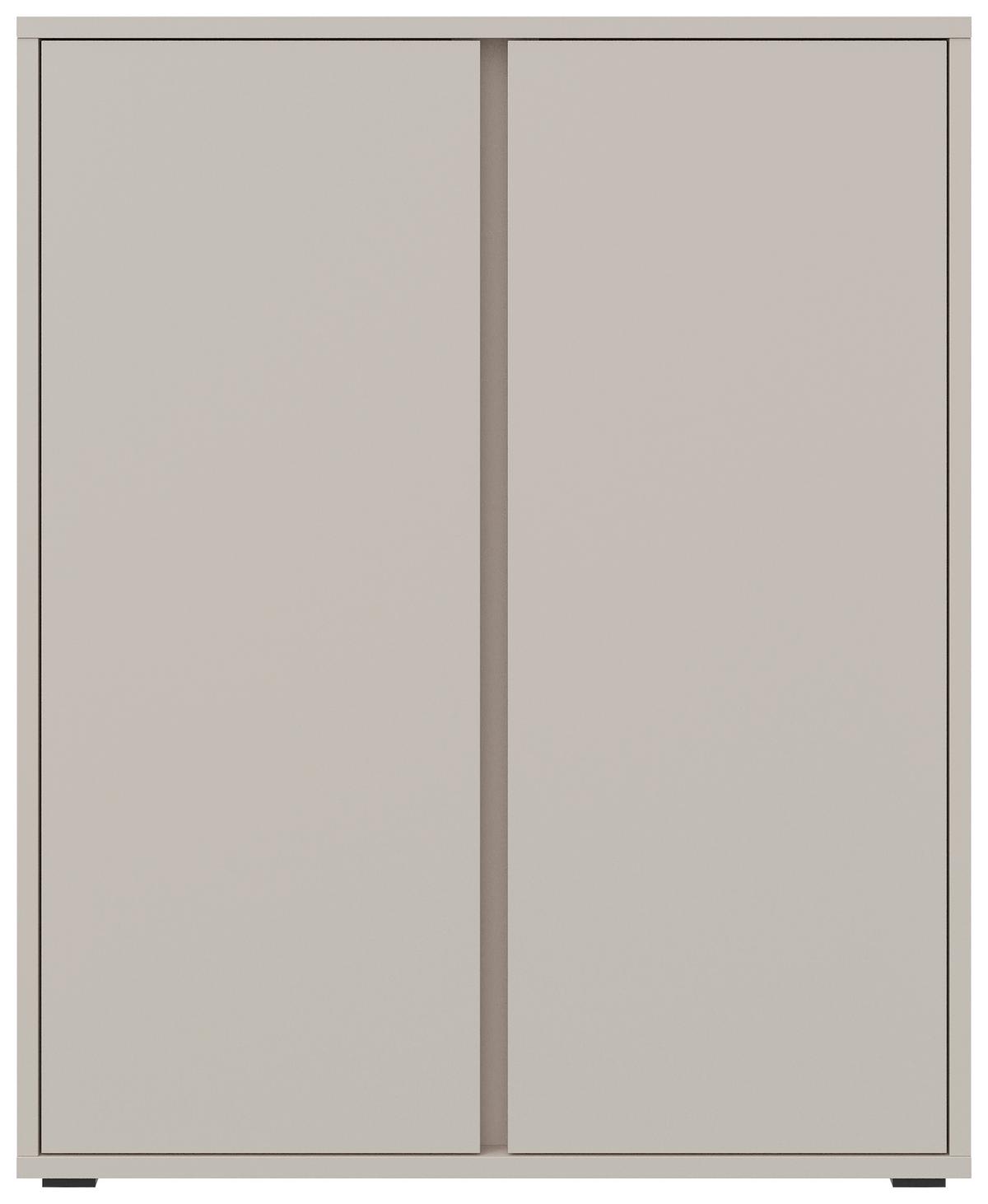 SZAFKA NA BUTY LIV - antracytowy/kaszmir, Konventionell, materiał drewnopochodny/tworzywo sztuczne (97,5/120/34cm) - Xora