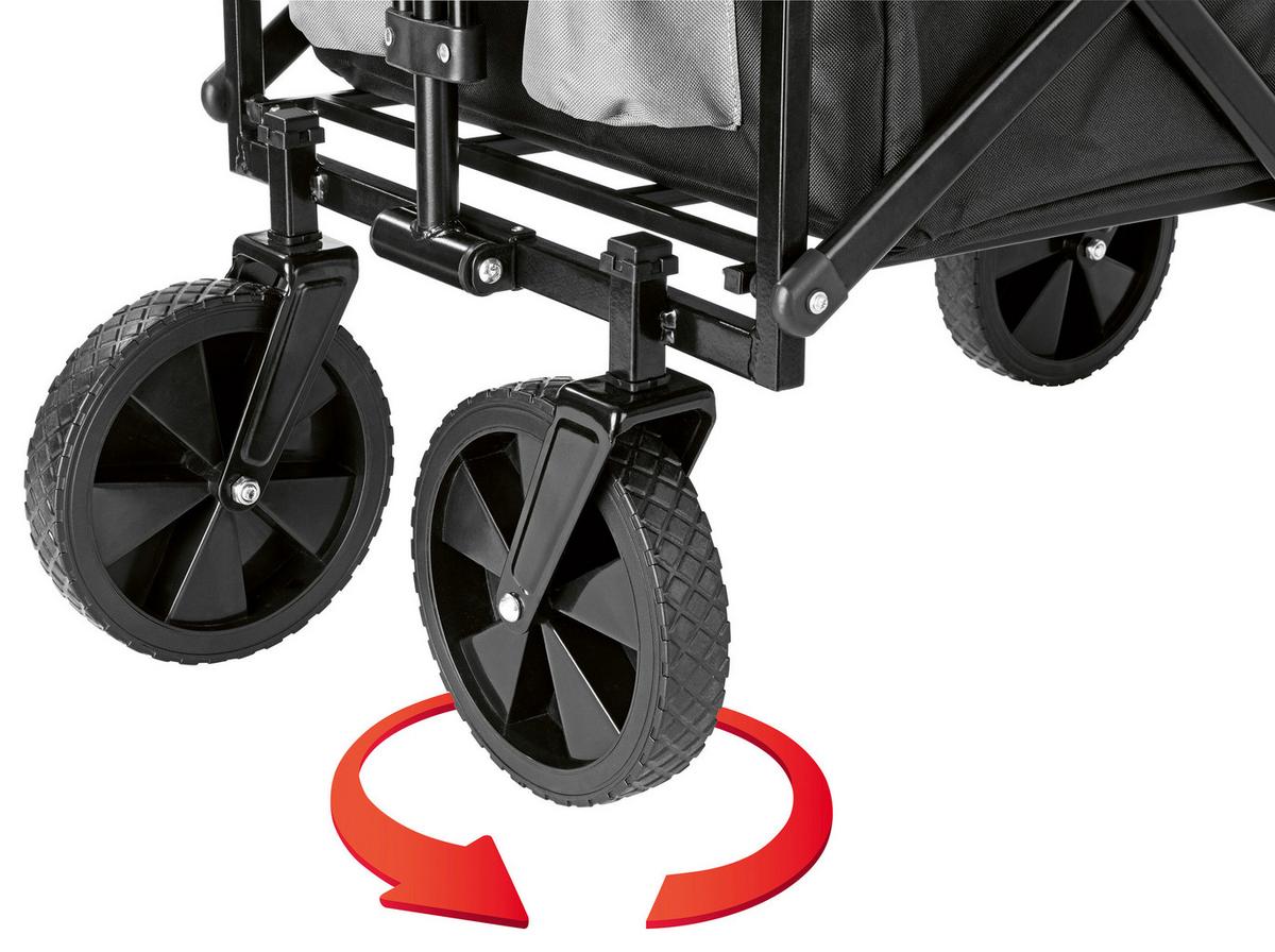 Strandkocsi Easymaxx - fekete, műanyag/textil (73,5/51/95,5cm) - TV - Unser Original