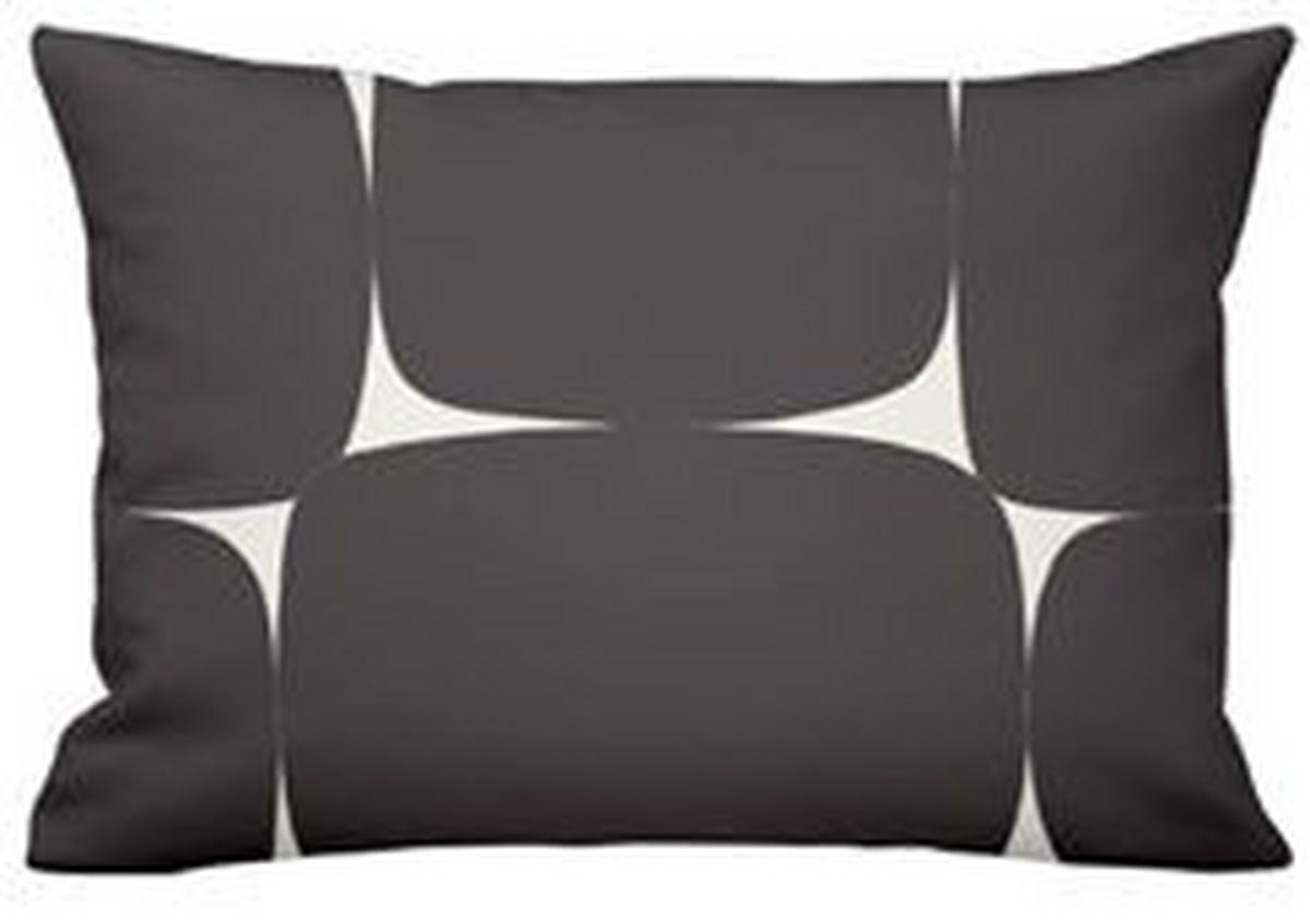 Pernă decorativă PEBBLE - alb/negru, Modern, textil (40/60cm) - Modern Living