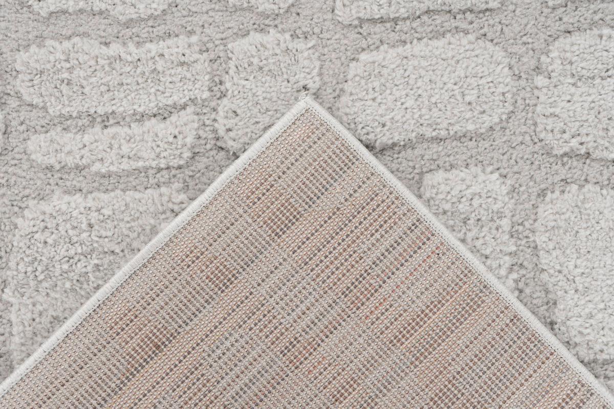Ravno Tkana Preproga Angel, Srebrna, 80x150 - srebrne barve, Basics, tekstil (80/150cm) - Kayoom