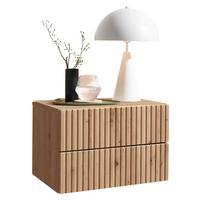 SZAFKA NOCNA TABONI - dąb artisan, Konventionell, materiał drewnopochodny (42/28/30cm) - Boxxx