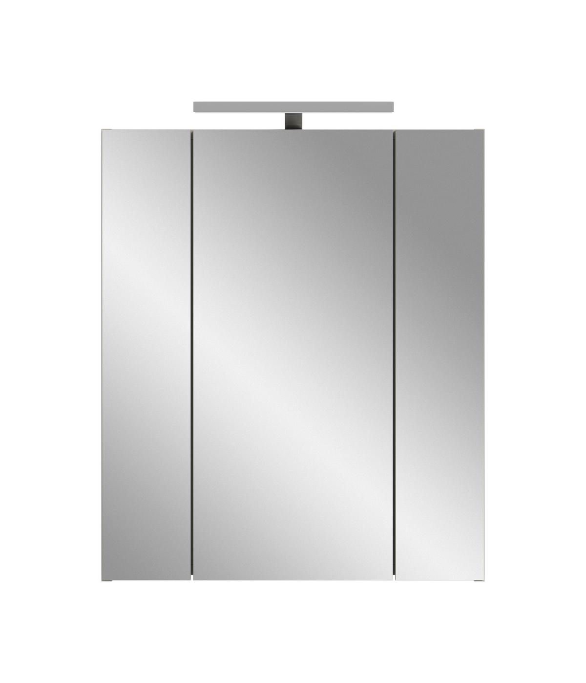 Spiegelschrank Ice Kaschmir - Trend, Glas/Holzwerkstoff (60/70/18cm) - MID.YOU