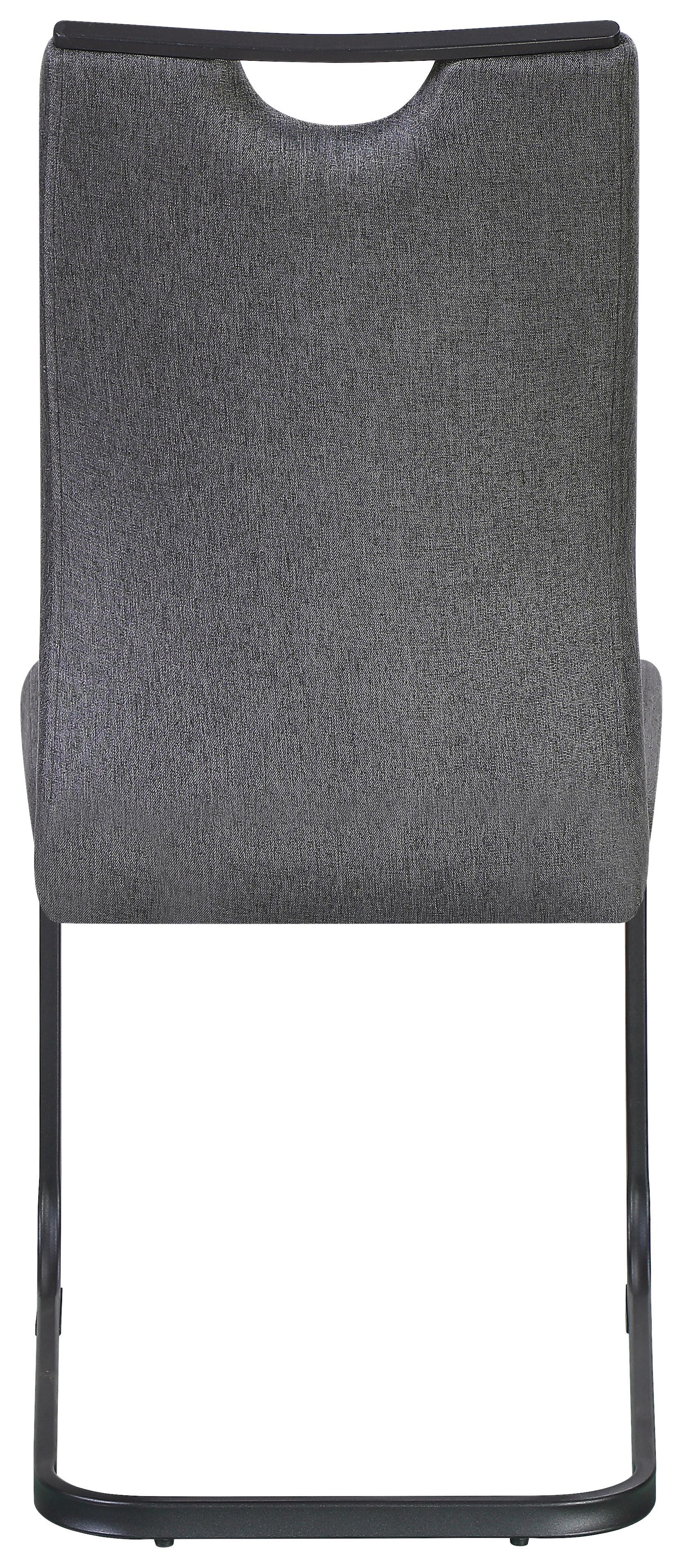 Nihajni Stol Dina, Siva - siva/črna, Konvencionalno, kovina/tekstil (58/86/62cm)