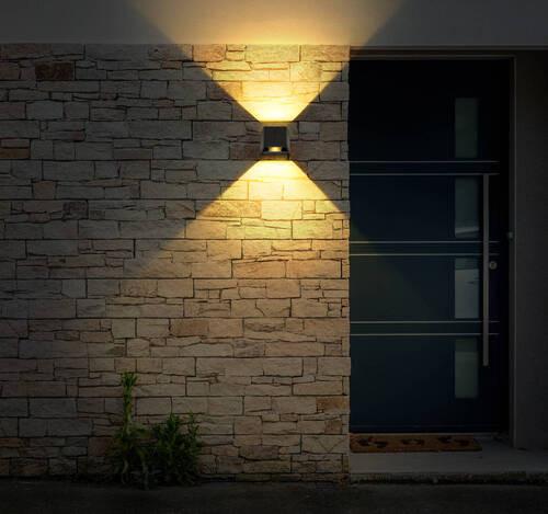 Solarna Svetilka Solar, S Sijalko - črna/prozorno, Design, umetna masa (15,4/9,6/9,9cm) - Globo
