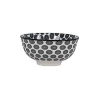 Dipschale Shiva Schwarz/Weiß - Schwarz/Weiß, LIFESTYLE, Keramik (11,7/5,6cm) - Mömax